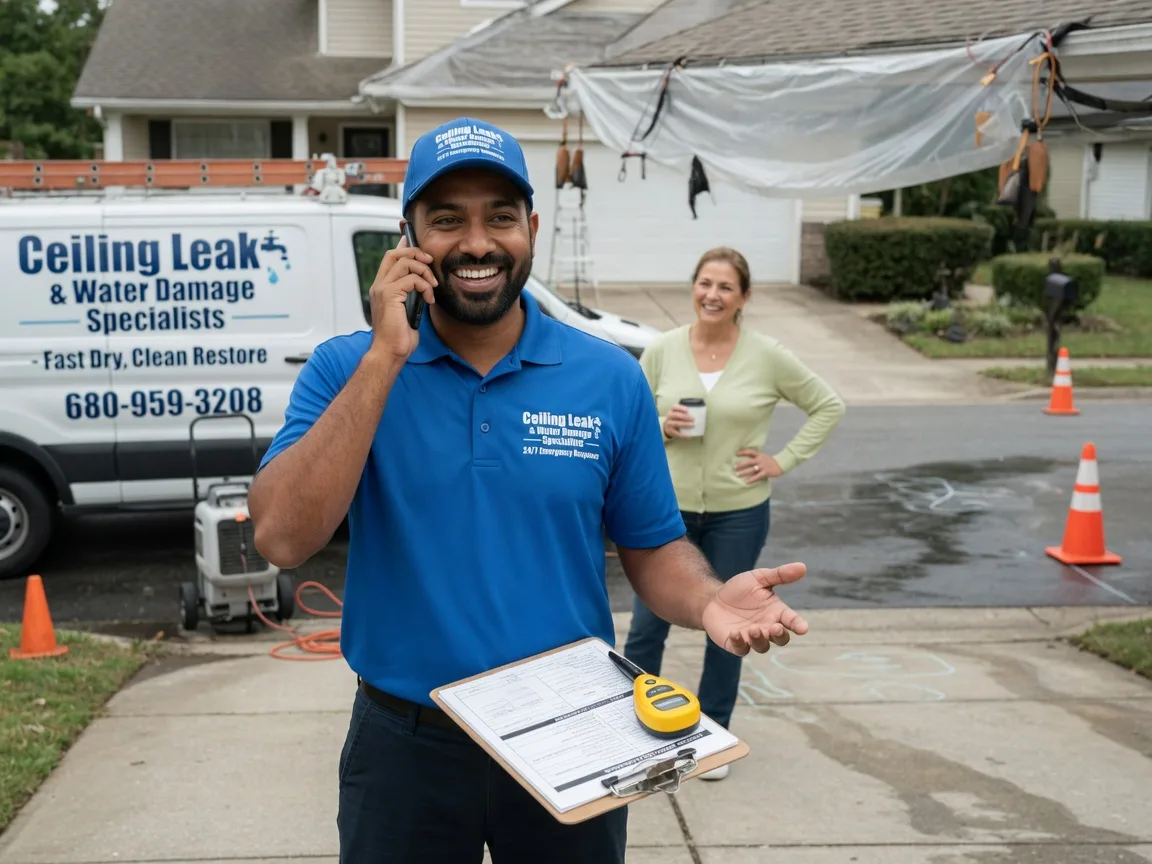 Ceiling Leak Cleanup Lake Zurich, IL FAQs